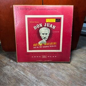 Arturo Toscanini and NBC Symphony Orchestra Don Juan.Die 1951 LP Long Play RCA